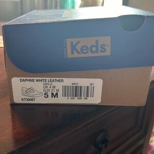 Keds Daphne White Leather Shoe